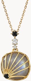 Collana placcata oro con pietre preziose Lucy