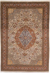 Tabriz Tappeto 260 x 190 (Indian) Annodato A Mano