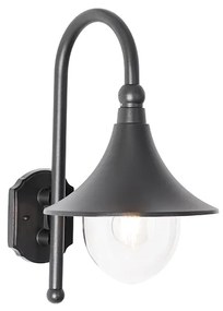 Lampada da parete per esterni classica nera IP44 - Daphne