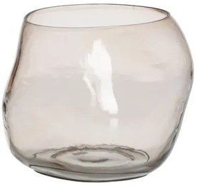 Vaso Taupé Cristallo 18 x 18 x 14,5 cm