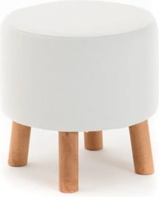 Sgabello bianco Silindir - Balcab Home