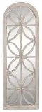 Specchio da parete DKD Home Decor Cristallo Bianco Legno MDF Decapaggio (60 x 2,5 x 180 cm)