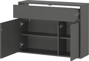 Armadietto color antracite 83x63x25 cm Ameca 2.0 – Germania