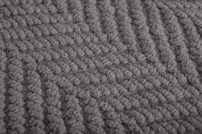 Coperta grigia in ciniglia 130x170 cm Renee – Tiseco Home Studio