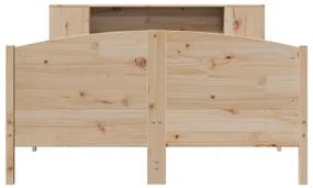 Letto libreria senza materasso 150x200 cm in legno di pino