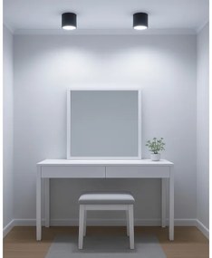 Faretto LED 10 W, 230 V, 3000/4000/6400 K, Ø 12 cm, nero