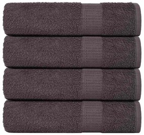Asciugamani Da Bagno 4 Pz 100x150 Cm 360 G/m² 100% Cotone /