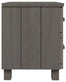 Comodino hamar grigio chiaro 40x35x44,5 cm in legno di pino