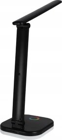 Lampada da tavolo dimmerabile LED RGBW con ricarica wireless LED/7W/5V USB nera