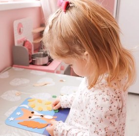 Collage di feltro - dalla natura