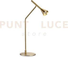 Diesis lampada da tavolo led 3000k 6,5w  500 lm dimmerabile ottone