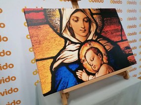 Quadro su tela – Madonna con bambino