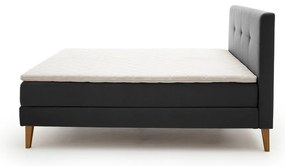 Letto boxspring antracite 180x200 cm Stockholm - Meise Möbel