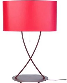 Tosel  Lampade d’ufficio lampada da soggiorno rettangolare metallo marrone e rosso  Tosel