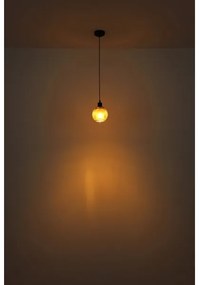 Globo 15638B - Lampadario a sospensione con filo ZUMBA 1xE27/25W/230V diametro 15 cm rame