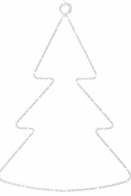 Decorazione natalizia luminosa bianca a sospensione Liva – Sirius