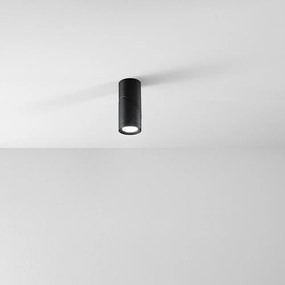 Faretto Cilindrico In Metallo Moderno Pipe Nero Led