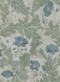 Sandberg Carta da parati panoramica Poppy - Garden Green
