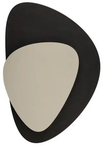 Applique a LED PEDRA LED/7W/230V nero/beige