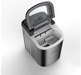 Guzzanti GZ125 - Macchina per il ghiaccio 140W/230V acciaio inox/nero