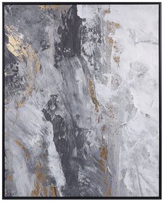 Quadro decorativo con cornice grigio 83 x 103 cm JESI Beliani