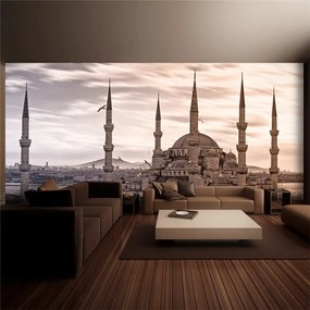 Fotomurale XXL  Moschea blu, Istanbul  Colore Beige, Dimensioni e Misure 550x270