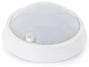 Applique Led da parete Sfera 12W Bianco IP64 con sensore di movimento Bianco freddo 6000K M LEDME