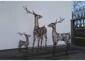 Decorazione natalizia luminosa marrone con alimentazione a batteria da terra Vixen – Star Trading