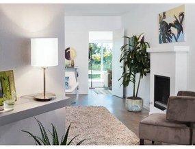 Eglo 54744 - Lampada da tavolo ANADIA 1xE14/40W/230V bianco/cromo opaco