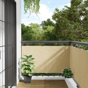 Paravento Da Balcone Crema 700x75 Cm İn Pvc /