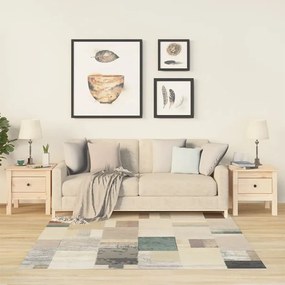 Tavolini 2 Pz 40x40x39 Cm Legno Massello Di Pino /