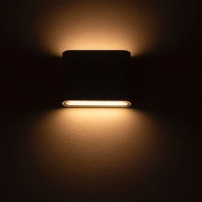 Zuma Line SJ22621- Applique a LED da esterno SHADOW LED/12W/230V IP65 nero