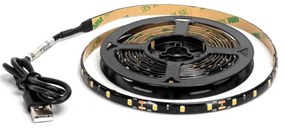 Aigostar - Striscia LED 2m 4,9W 5V 2700K IP65 nera