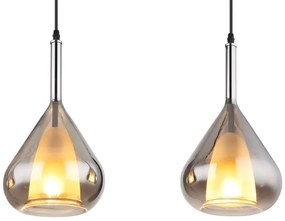 Globo 15542-3 - Lampadario a sospensione con filo GEEKY 3xE27/60W/230V nero