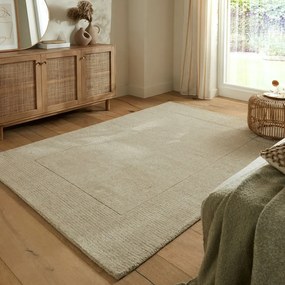 Tappeto in lana beige 200x290 cm - Flair Rugs