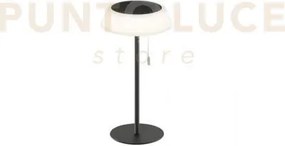 Lampada da tavolo solare ricaricabile led jin nera 1,2w 3000k 112lm...