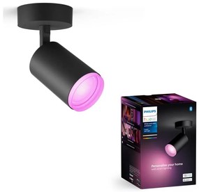 Philips Hue FUGATO LED RGBW dimmerabile 1xGU10/4,2W/230V nero