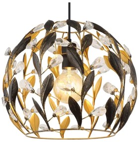 Globo 15759H - Lampadario a sospensione con filo MIKA 1xE27/40W/230V diametro 40 cm