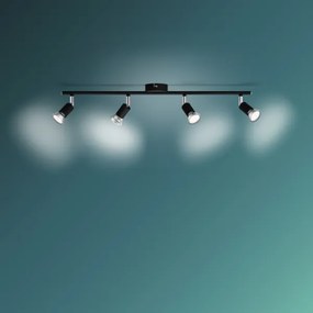 Philips - Faretto LIMBALI 4xGU10/50W/230V nero