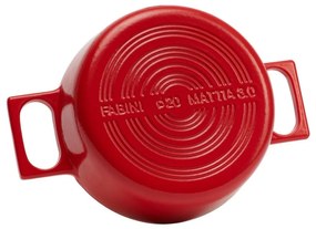 Casseruola in ghisa con coperchio incluso adatta all'induzione 2 l Mattia 3.0 – FABINI