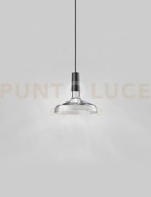Scintilla sospensione g cristallo trasparente antracite l3211 led 3...