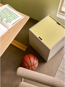 Cassapanca in legno di frassino giallo-grigio 40x45 cm Vault - Hübsch