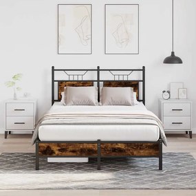 Giroletto Senza Materasso Rovere Fumo 120x200 Cm İn Truciolato /