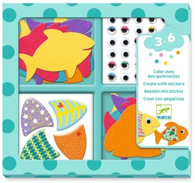 Gioco con adesivi - amiamo il pesce