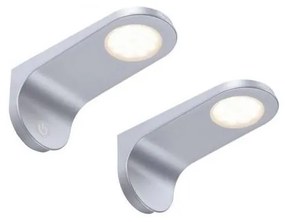 Paul Neuhaus 1157-21-2 - SET 2xLED Illuminazione per mobili dimmerabile AMON 5,2W/230V