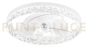 Plafoniera led ventilatore nashi bianco 30w 4800lm cct 3000-4000-65...