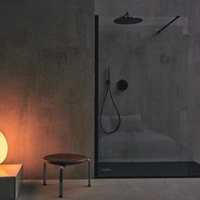 Rubinetto per doccia getto laminare cristallino monocomando Concept Air grigio satinato IDEAL STANDARD