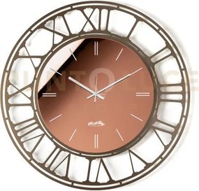 Orologio da parete axis 70 bronzo,crystal luxe ambra