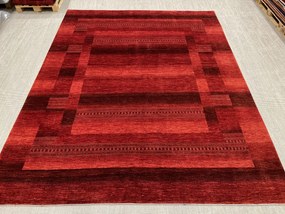 Loribaft Tappeto persiano 380x300 Rosso (Iran) Annodato A Mano