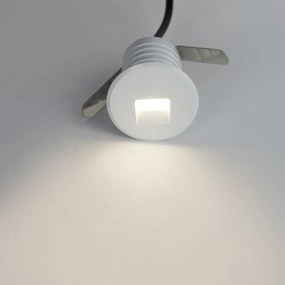 Faretto LED Bianco 1W IP67 Professional LED OSRAM - per Gradini Colore  Bianco Caldo 2.700K